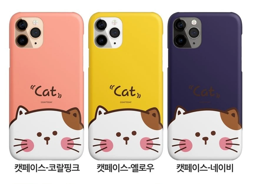 갤럭시노트7 SM-N930S / SM-N930K / SM-N930L 고양이 케이스 캣페이스 슬림 하드 셸